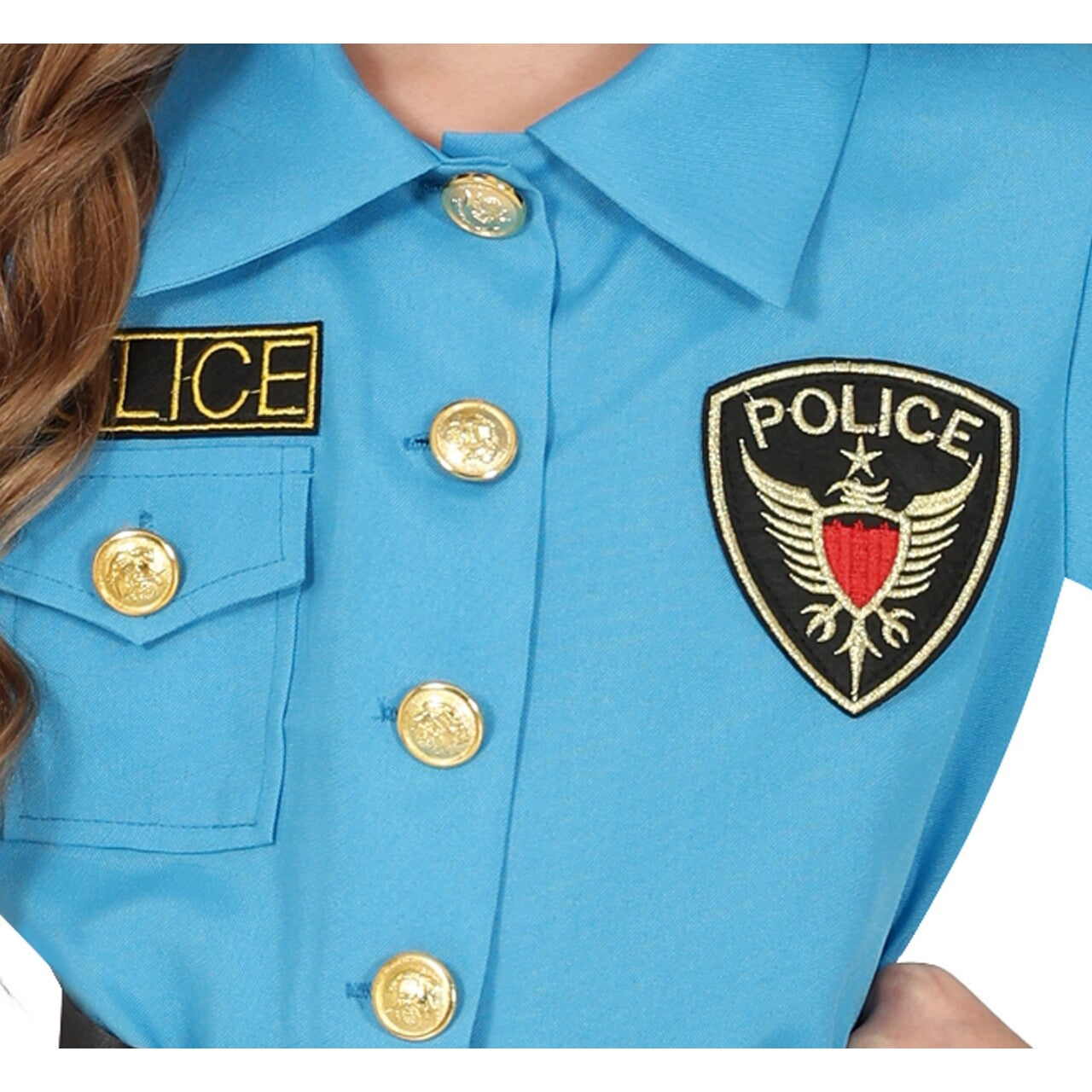 Op deze afbeelding zie je een Kostuums, van het merk Guirca. Ready To Arrest Politie Meisje Kostuum