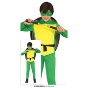 Op deze afbeelding zie je een Kostuums, van het merk Guirca. Ninja Turtle Kylian Kind Kostuum