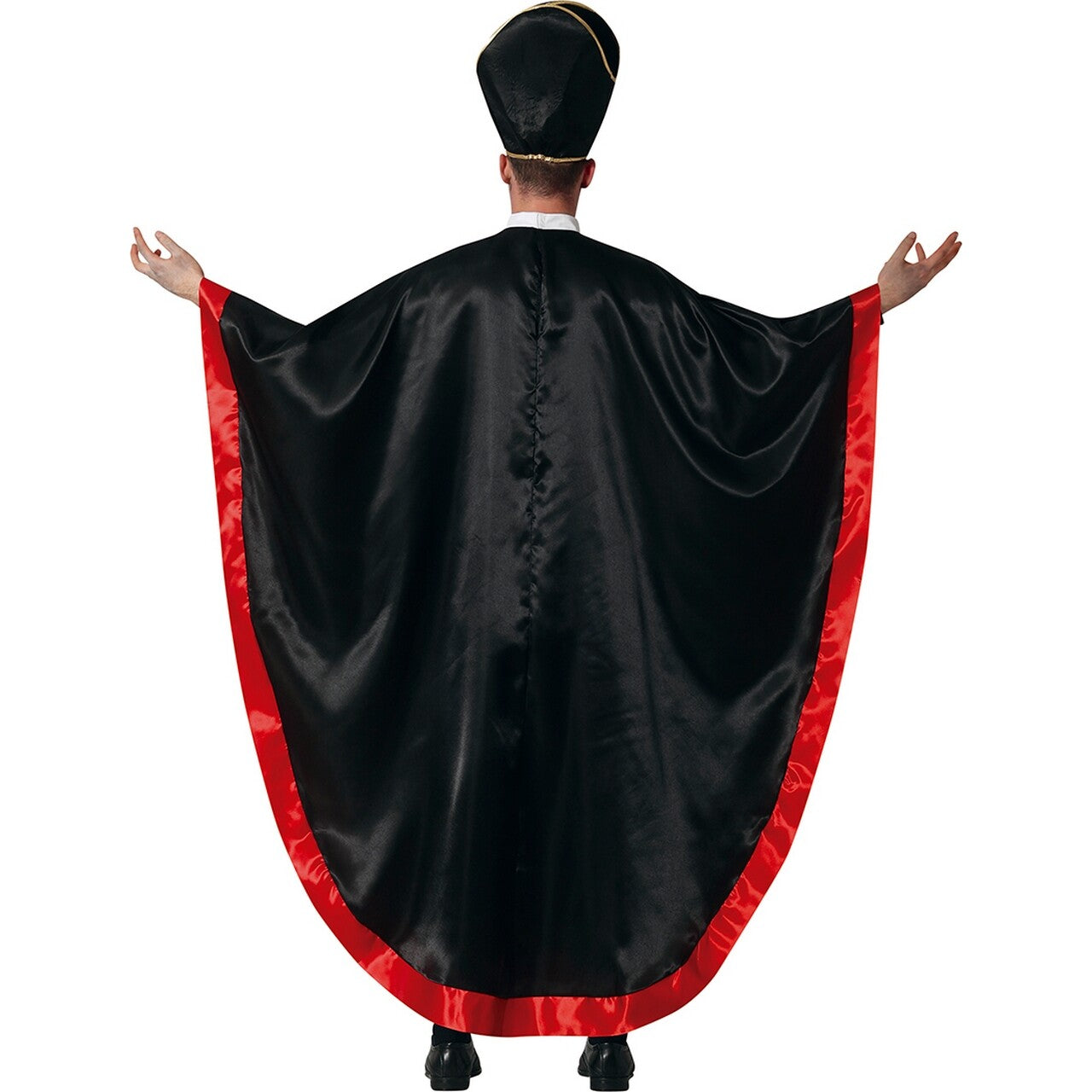 Op deze afbeelding zie je een Kostuums, van het merk Guirca. Satanische Leider Cult Sekte Man Kostuum