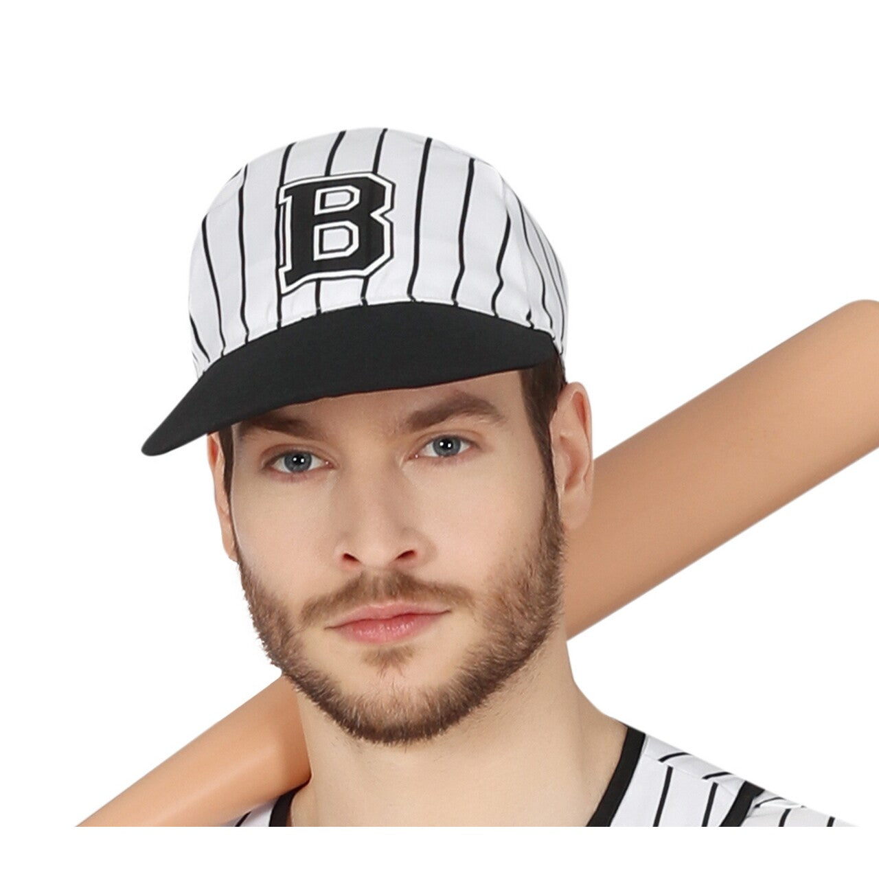 Op deze afbeelding zie je een Kostuums, van het merk Guirca. Honkbal Speler Team B Man Kostuum