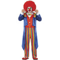 Klassischer Lustiger Clown In Bunten Farben Herrenkostüm