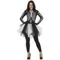 Skelett Ballerina Damenkostüm