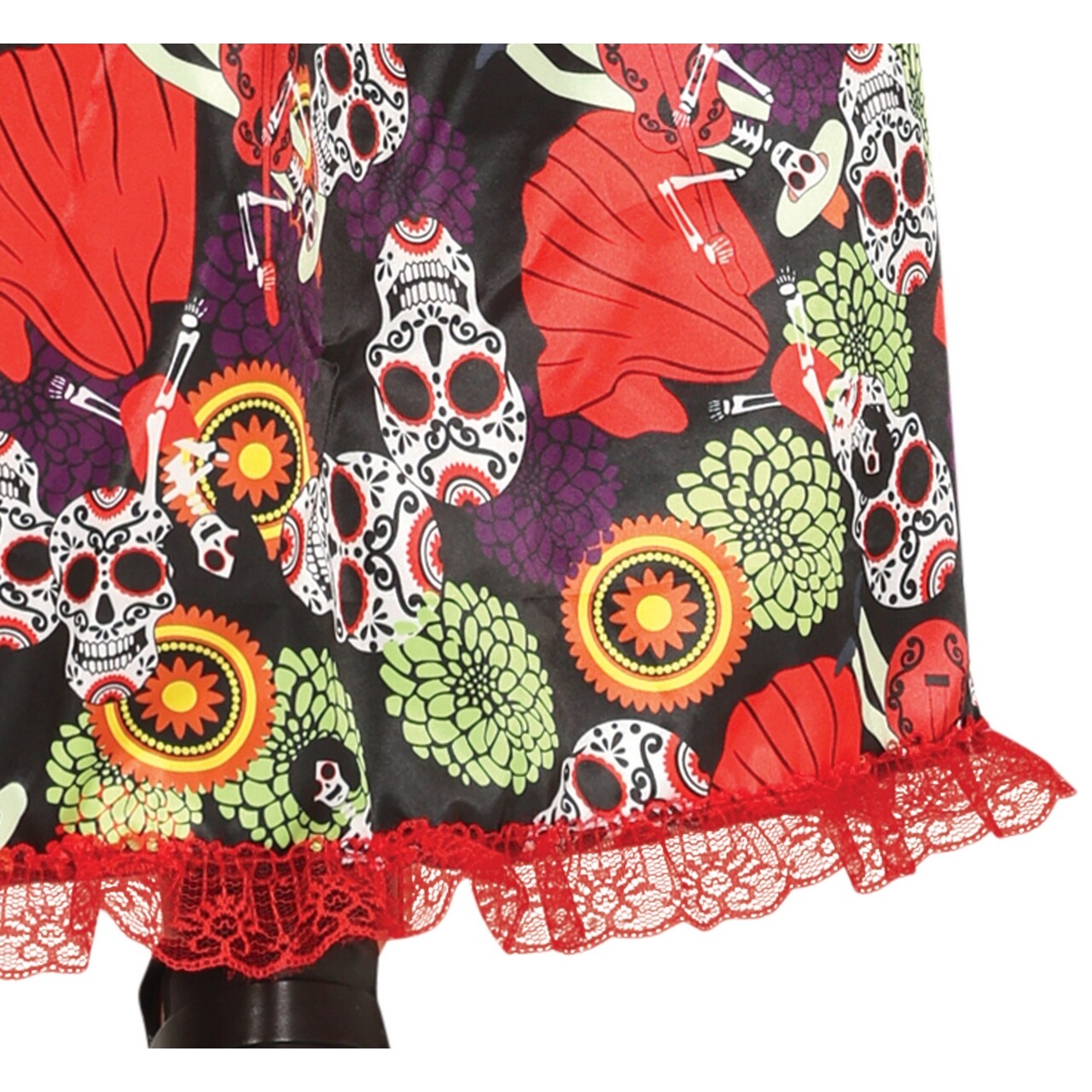 Op deze afbeelding zie je een Kostuums, van het merk Guirca. Mexicaanse Catrina Dag Van De Doden Vrouw Kostuum