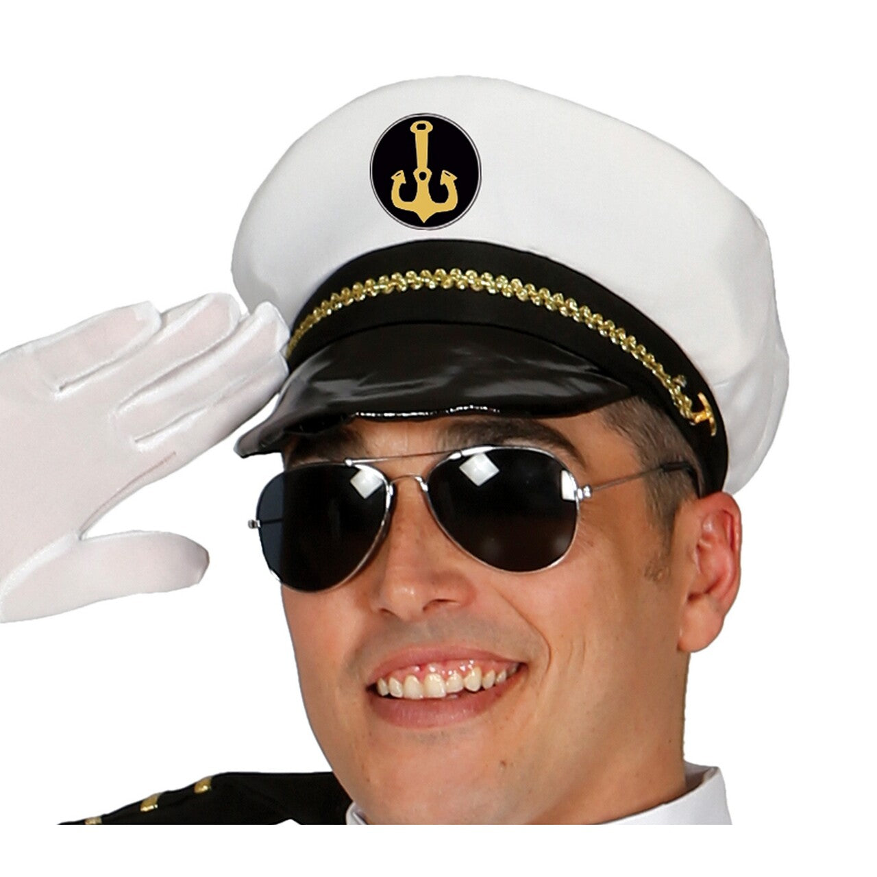 Op deze afbeelding zie je een Kostuums, van het merk Guirca. Kapitein Tommie Cruise Man