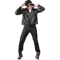 Rockige Lederoptik Jacke Herren