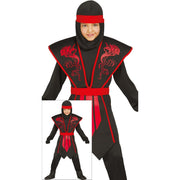 Op deze afbeelding zie je een Kostuums, van het merk Guirca. Schaduw Draken Ninja Kind Kostuum