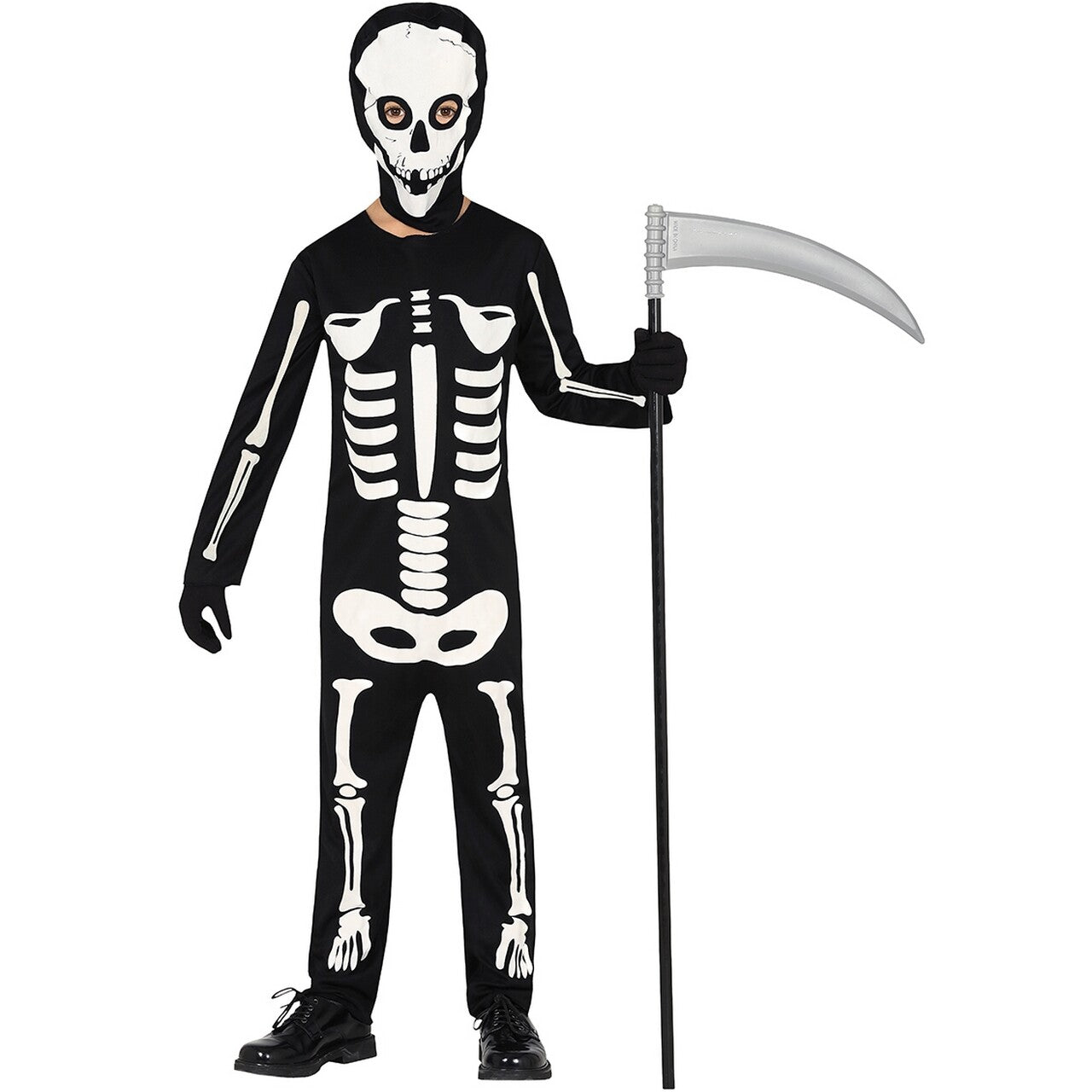 Op deze afbeelding zie je een Kostuums, van het merk Guirca. Halloween Skelet Nachtleven Kind Kostuum
