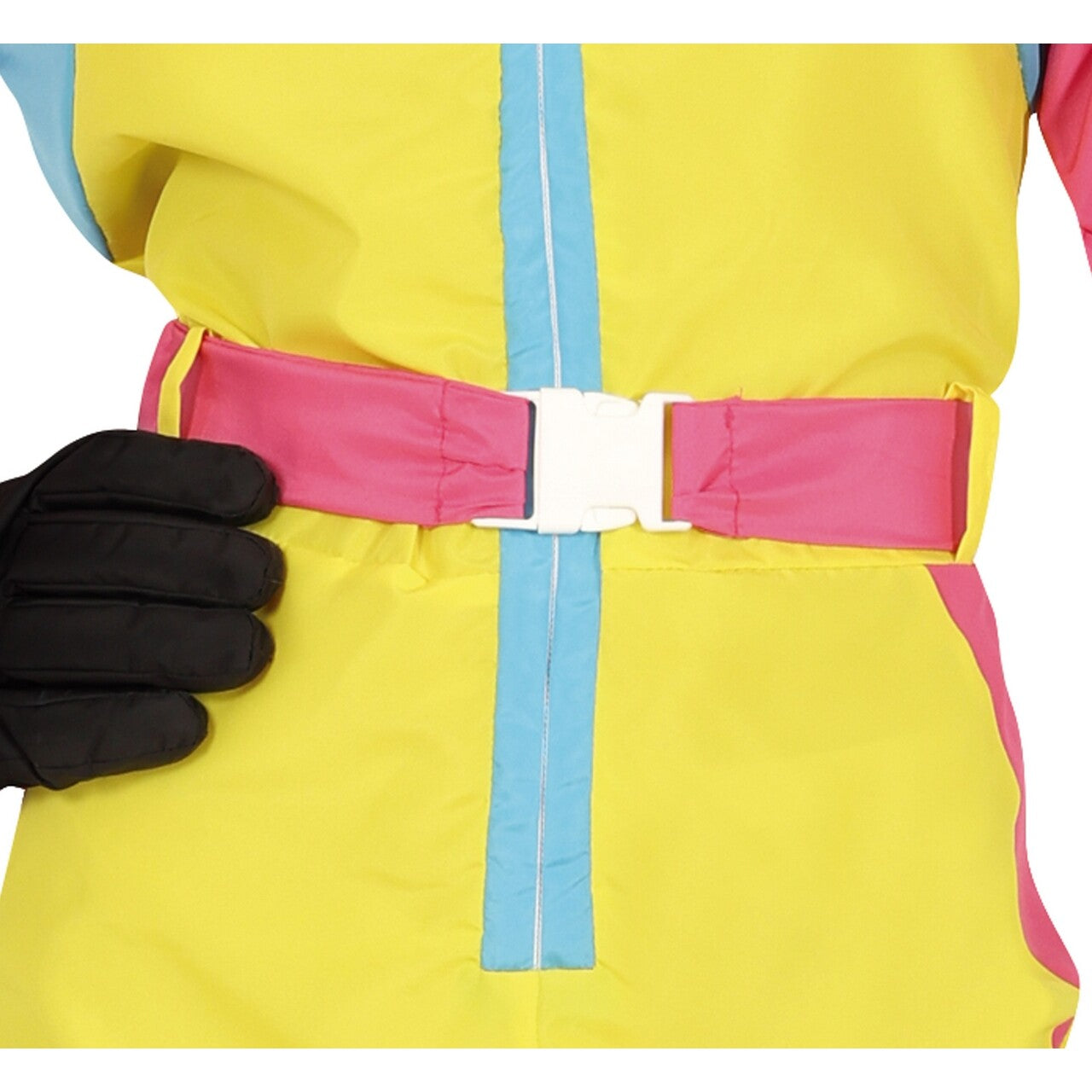 Op deze afbeelding zie je een Kostuums, van het merk Guirca. Skipak Zon En Straal 80s Vrouw Kostuum
