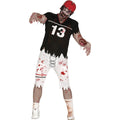 Zombie Footballspieler Nummer 13 Herrenkostüm