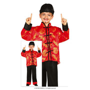 Op deze afbeelding zie je een Kostuums, van het merk Guirca. Oriental Chen Lee Jongen Kostuum