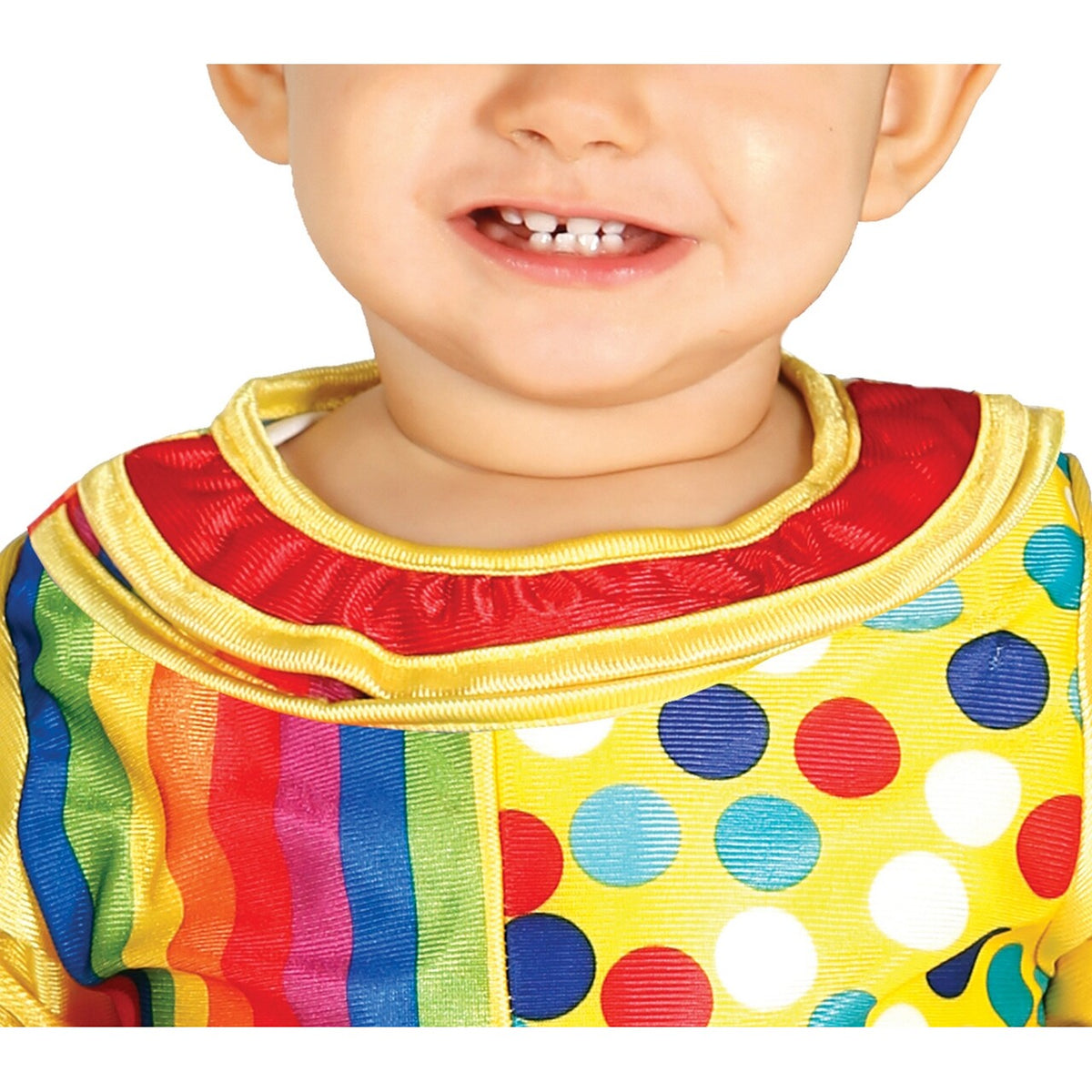 Op deze afbeelding zie je een Kostuums, van het merk Guirca. Ballorige Baby Clown Balloe Kind Kostuum