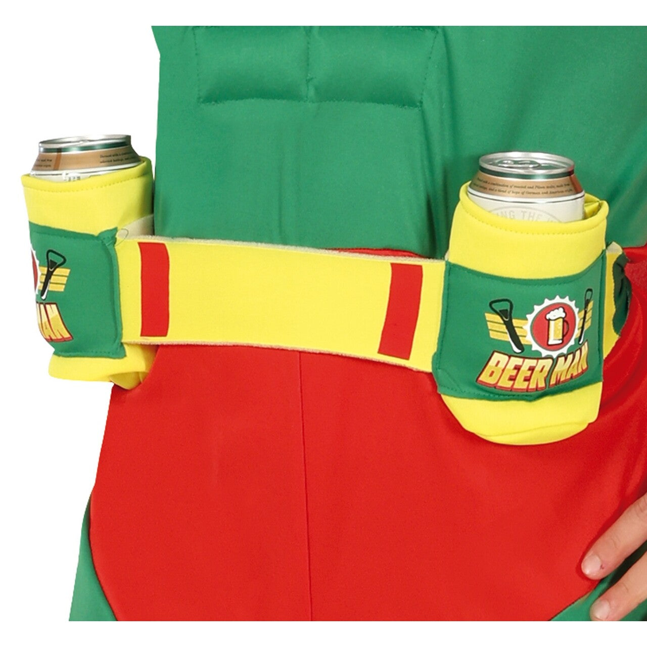 Op deze afbeelding zie je een Kostuums, van het merk Guirca. Mega Superheld Beerman Kostuum