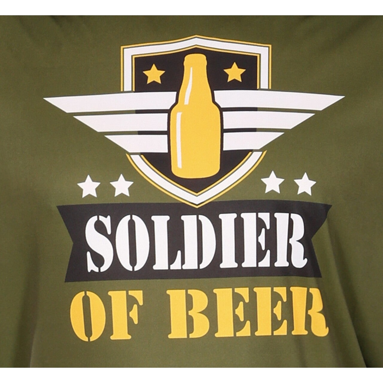 Op deze afbeelding zie je een Kostuums, van het merk Guirca. Soldier Of Beer Man Kostuum