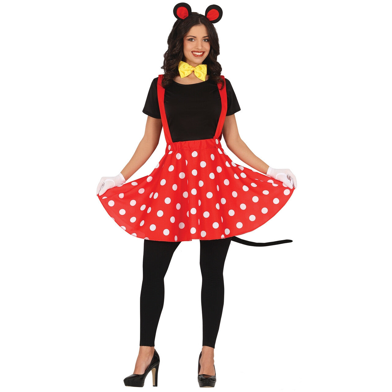 Op deze afbeelding zie je een Kostuums, van het merk Guirca. Enorm Schattige Minnie Muis Vrouw Kostuum