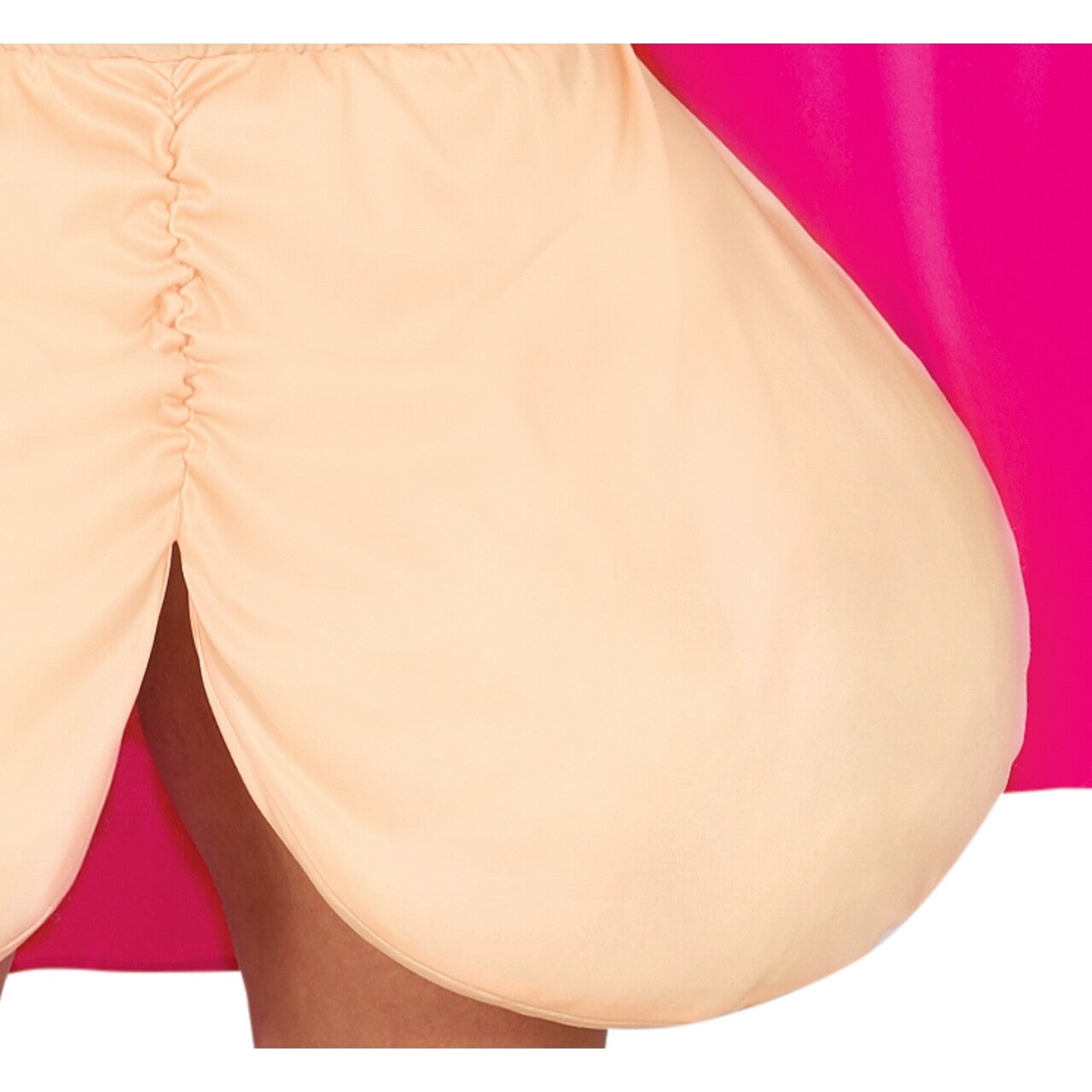 Op deze afbeelding zie je een Kostuums, van het merk Guirca. Roze Super Dickman Kostuum
