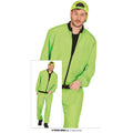 Grüner Neon-Trainingsanzug Super 90er Herrenkostüm