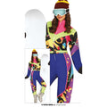 80er Blauer Ski-Anzug Cool Girl Damenkostüm