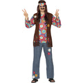 Hippie 70er Flower Power Outfit Herren