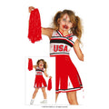 USA Cheerleader Vom Zombie Ball Team Kostüm für Mädchen