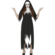 Op deze afbeelding zie je een Kostuums, van het merk Guirca. Griezelige Spook Non Vrouw Kostuum
