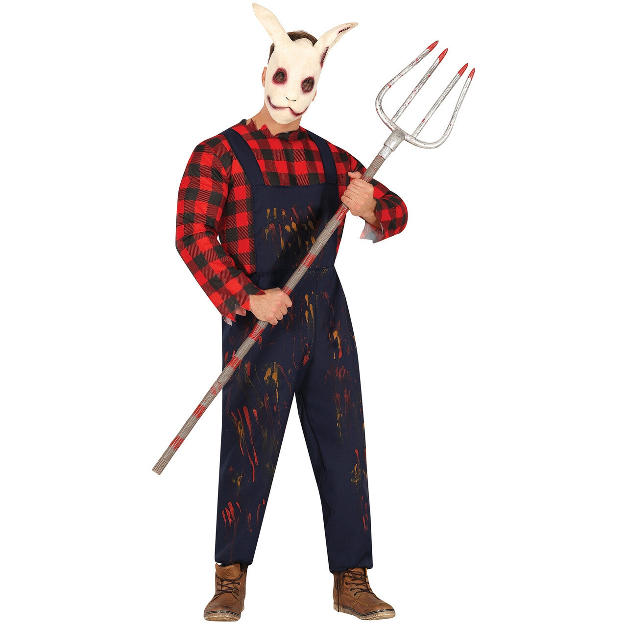 Op deze afbeelding zie je een Kostuums, van het merk Guirca. Boer Ko Evil Man Kostuum