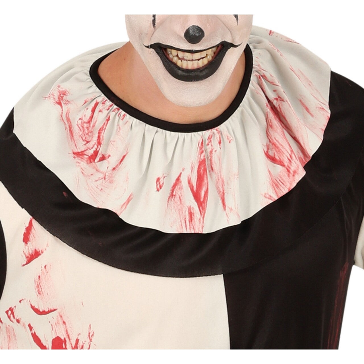Op deze afbeelding zie je een Kostuums, van het merk Guirca. Terror Mime Clown Man Kostuum