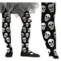 Halloween Skelett Strumpfhose Kind