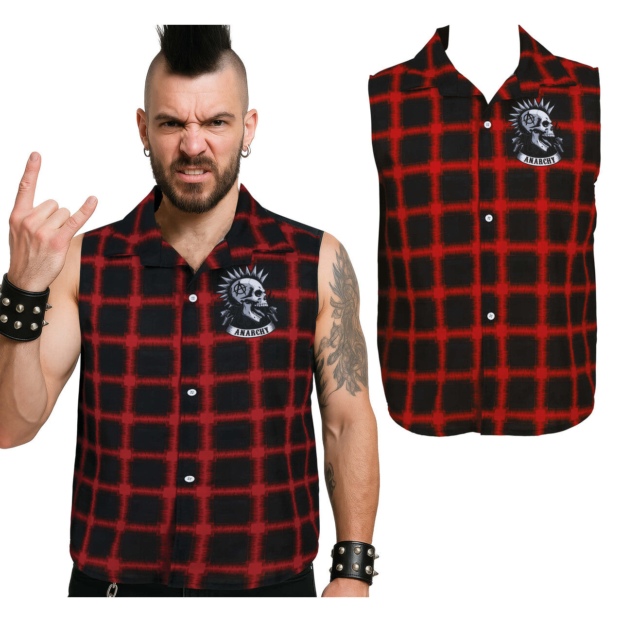 Op deze afbeelding zie je een Kostuums, van het merk Guirca. Rulebreaker Shirt Man