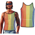 Regenbogen Netzoberteil Herren