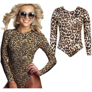 Op deze afbeelding zie je een Kostuums, van het merk Guirca. Lea Leopard Bodysuit Vrouw