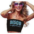 Disco Fever Glitzer Top Damen