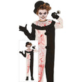 Terrifier Halloween Harlekin Schwarz Weiß Kostüm für Jungen