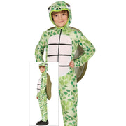 Op deze afbeelding zie je een Kostuums, van het merk Guirca. Glibberglad Schildpad Jumpsuit Jongen Kostuum
