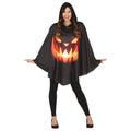Böse Halloween Kürbis Poncho Unisex Kostüm