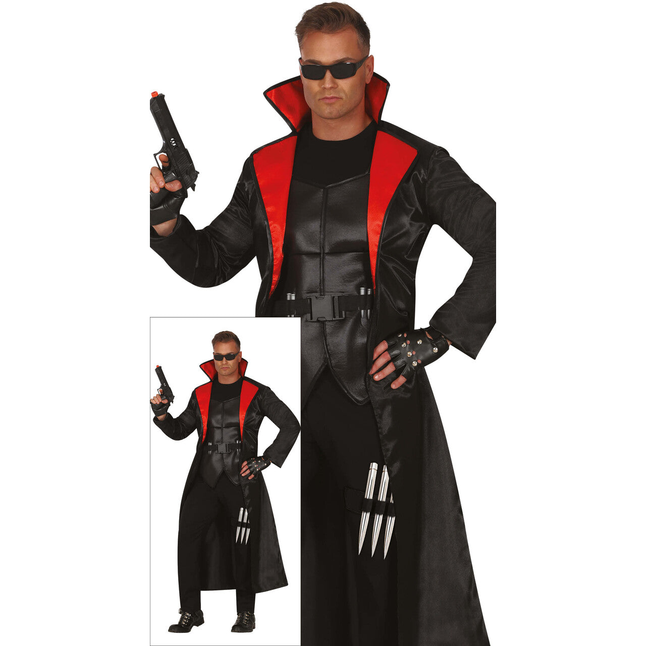 Op deze afbeelding zie je een Kostuums, van het merk Guirca. Paranormaal Agent Man Kostuum