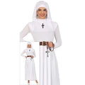 Weiße Nonne Kostüm Damen