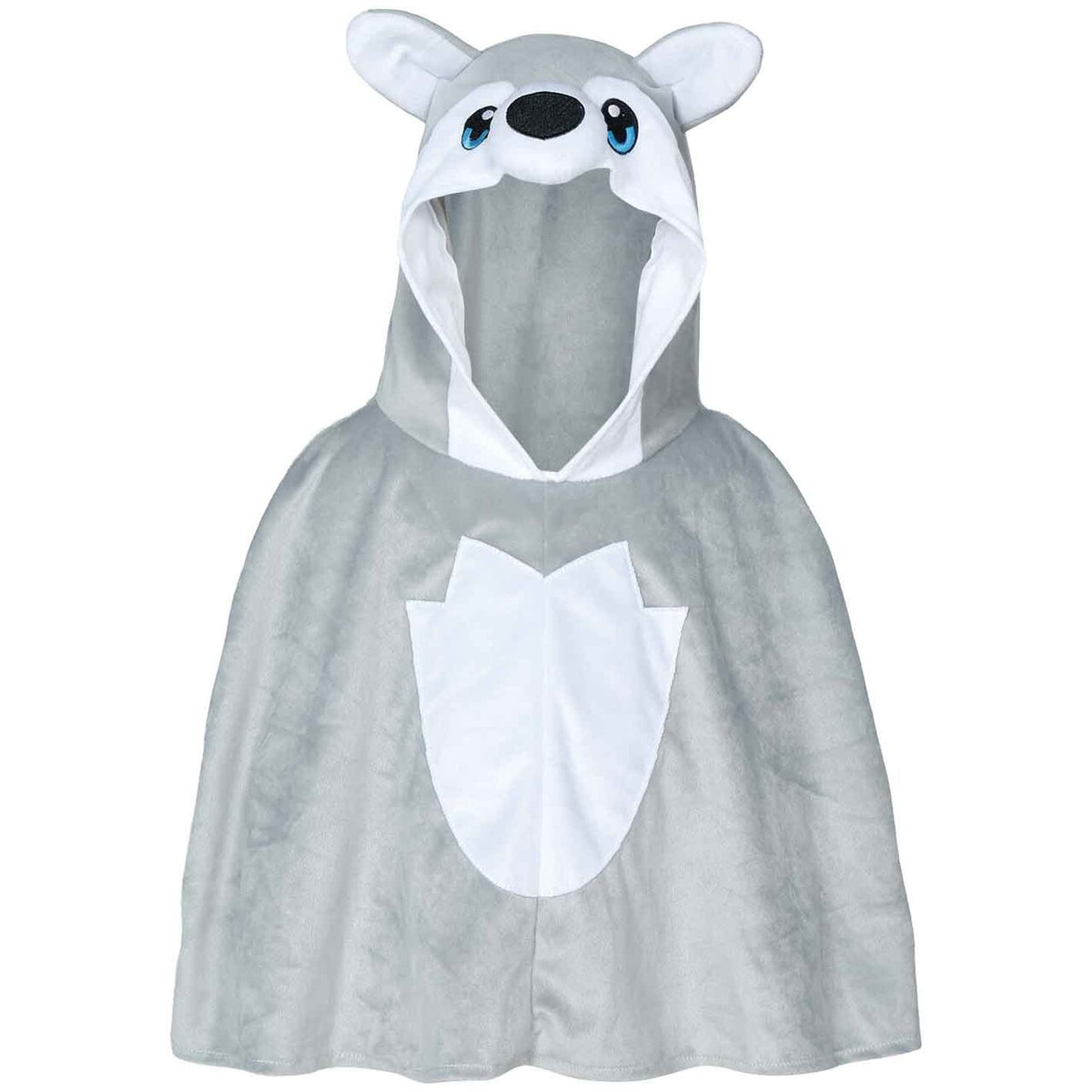 Op deze afbeelding zie je een Kostuums, van het merk Guirca. Wolfje Baby Poncho Kind