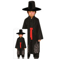 Schwarzer Dämon, 5-6 Jahre (123 Cm), Kind Kostüm für Jungen