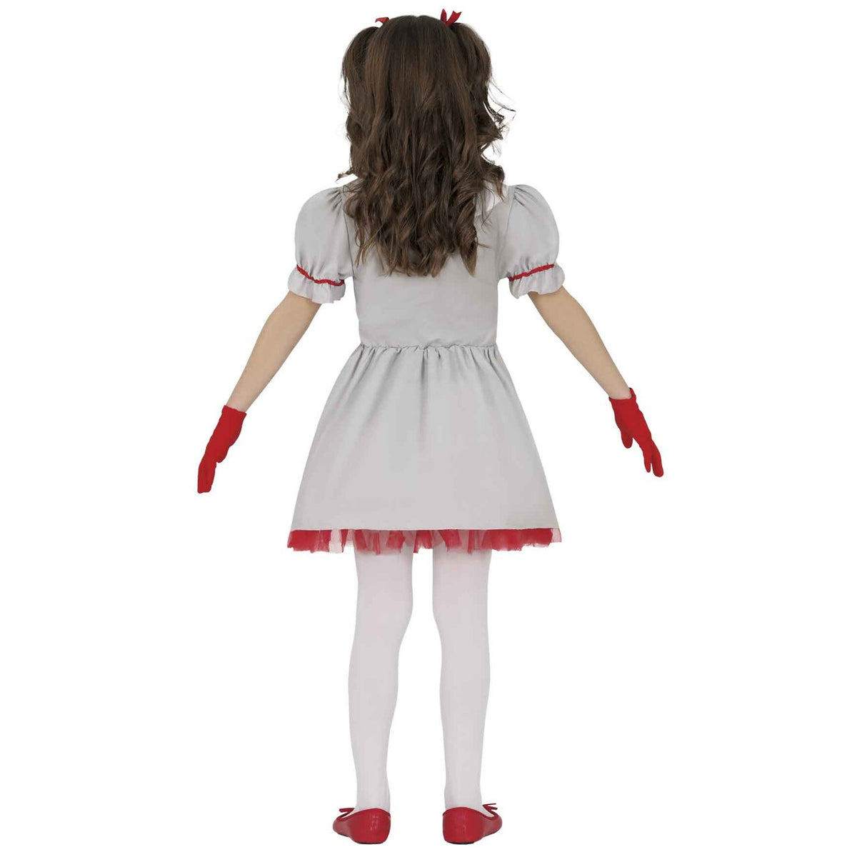Op deze afbeelding zie je een Kostuums, van het merk Guirca. Killer Girl Pennywise Meisje Kostuum