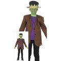 Green Monster Frankenstein Jongen Kostuum