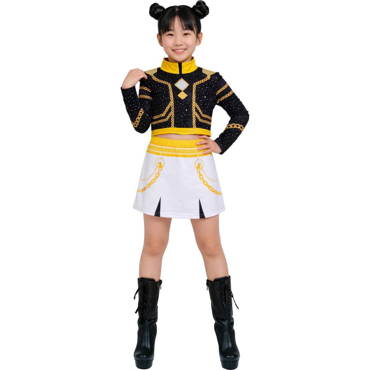 Op deze afbeelding zie je een Kostuums, van het merk Guirca. K-Pop Demon Hunters Zoey Meisje Kostuum