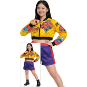 Op deze afbeelding zie je een Kostuums, van het merk Guirca. K-Pop Star Nova Lite Meisje Kostuum