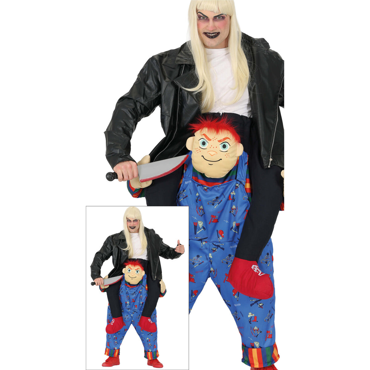 Op deze afbeelding zie je een Kostuums, van het merk Guirca. Chucky And I Unisex Kostuum