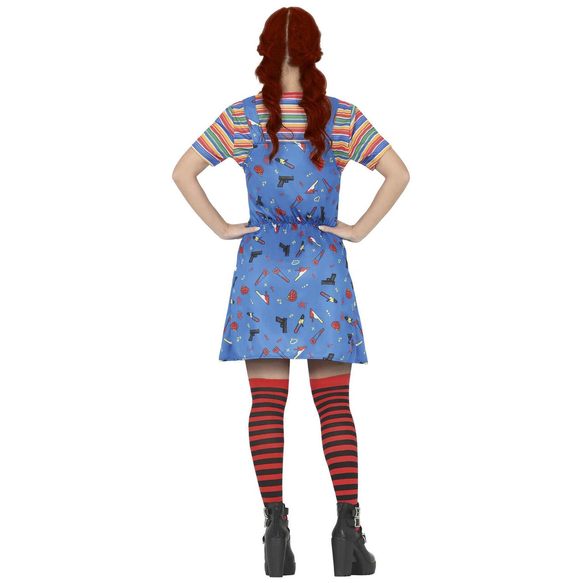 Op deze afbeelding zie je een Kostuums, van het merk Guirca. Chucky Lady Killer Doll Vrouw Kostuum