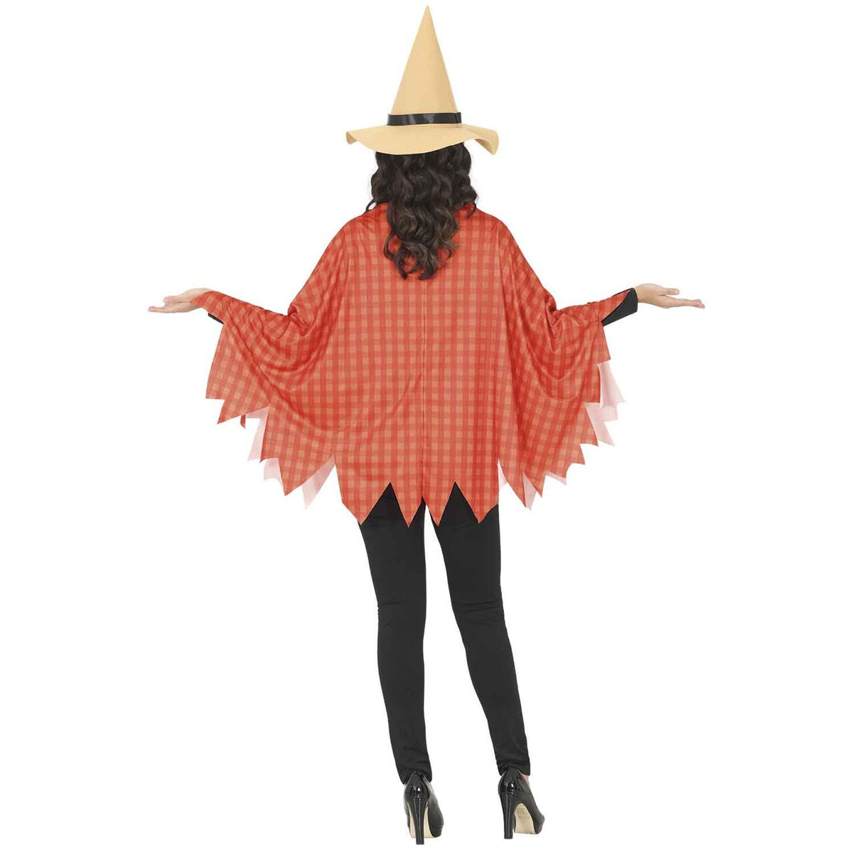 Op deze afbeelding zie je een Kostuums, van het merk Guirca. Vogelverschrikker Poncho Unisex Kostuum