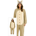 Cute Capibara Onesie Vrouw Kostuum