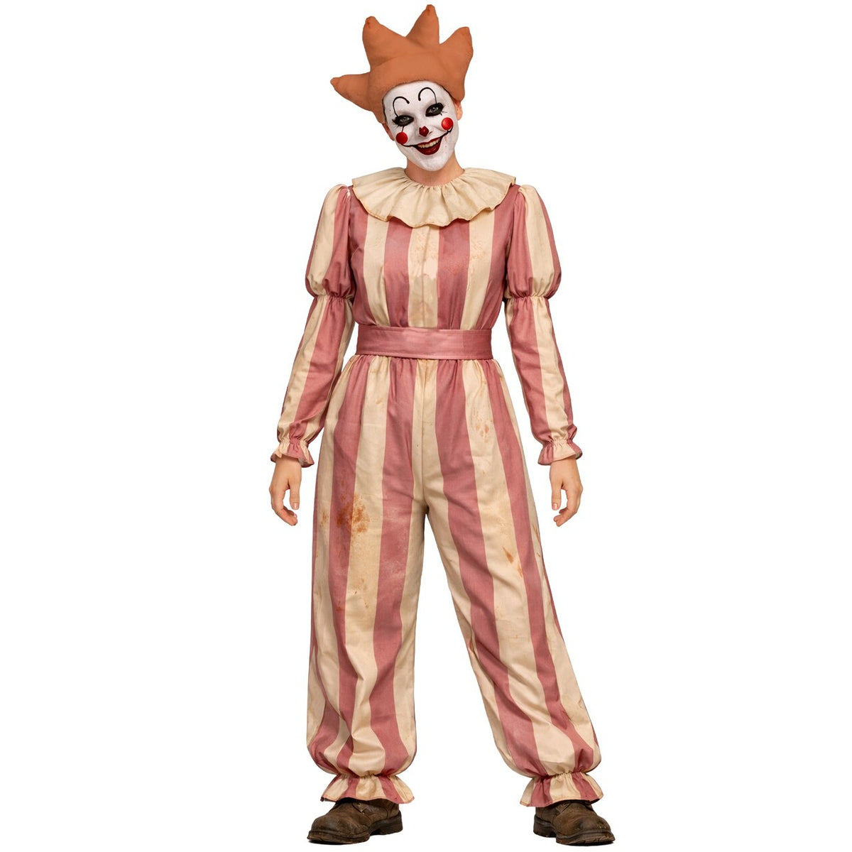Op deze afbeelding zie je een Kostuums, van het merk Guirca. Vintage Scary Clown Vrouw Kostuum
