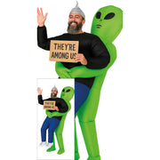 Op deze afbeelding zie je een Kostuums, van het merk Guirca. Ontvoerd Door Een Alien Man Kostuum