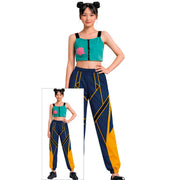 Op deze afbeelding zie je een Kostuums, van het merk Guirca. Kpop Superstar Mira Vrouw Kostuum