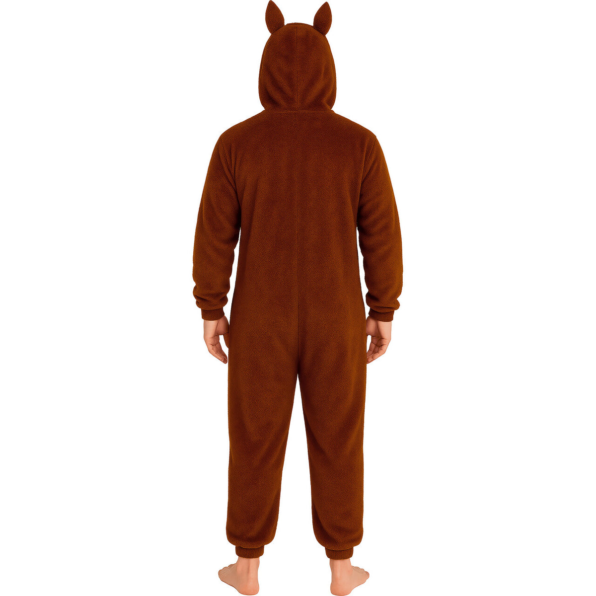 Op deze afbeelding zie je een Kostuums, van het merk Guirca. Onesie La Fufu Monster Bruin Man Kostuum